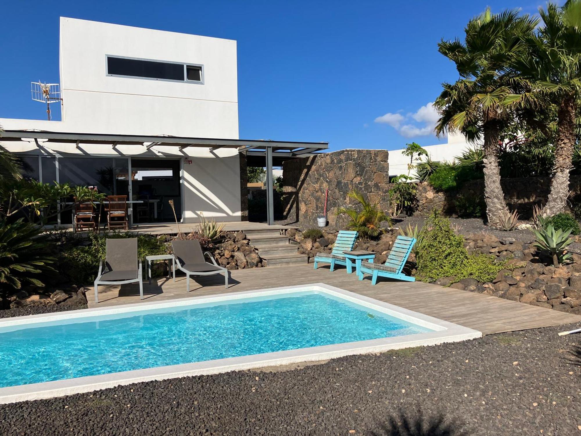 Majanicho Rock - Villa With Heated Pool Лахарес Екстер'єр фото